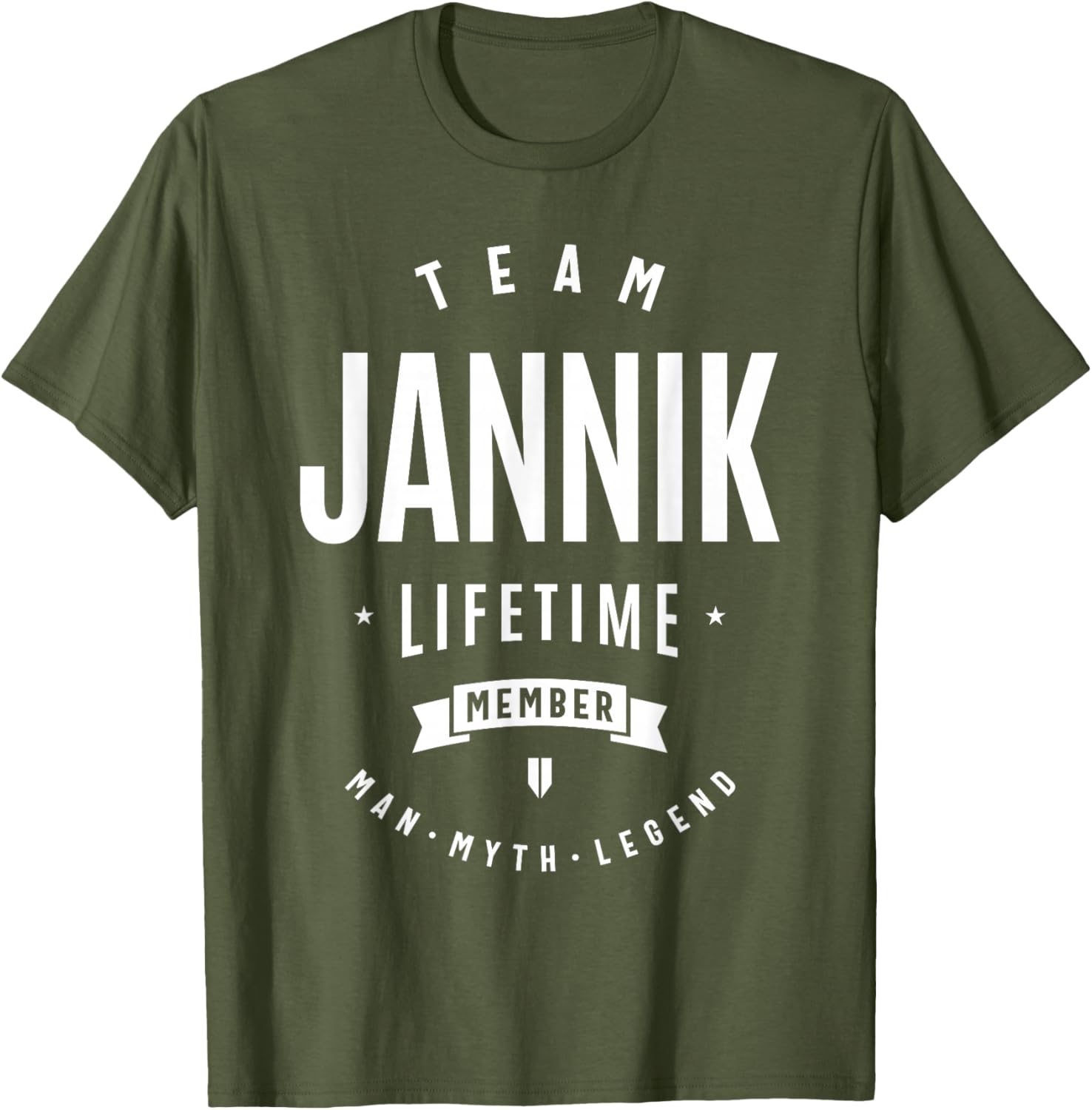 Team Jannik Lifetime Member Nome Divertente Jannik Maglietta