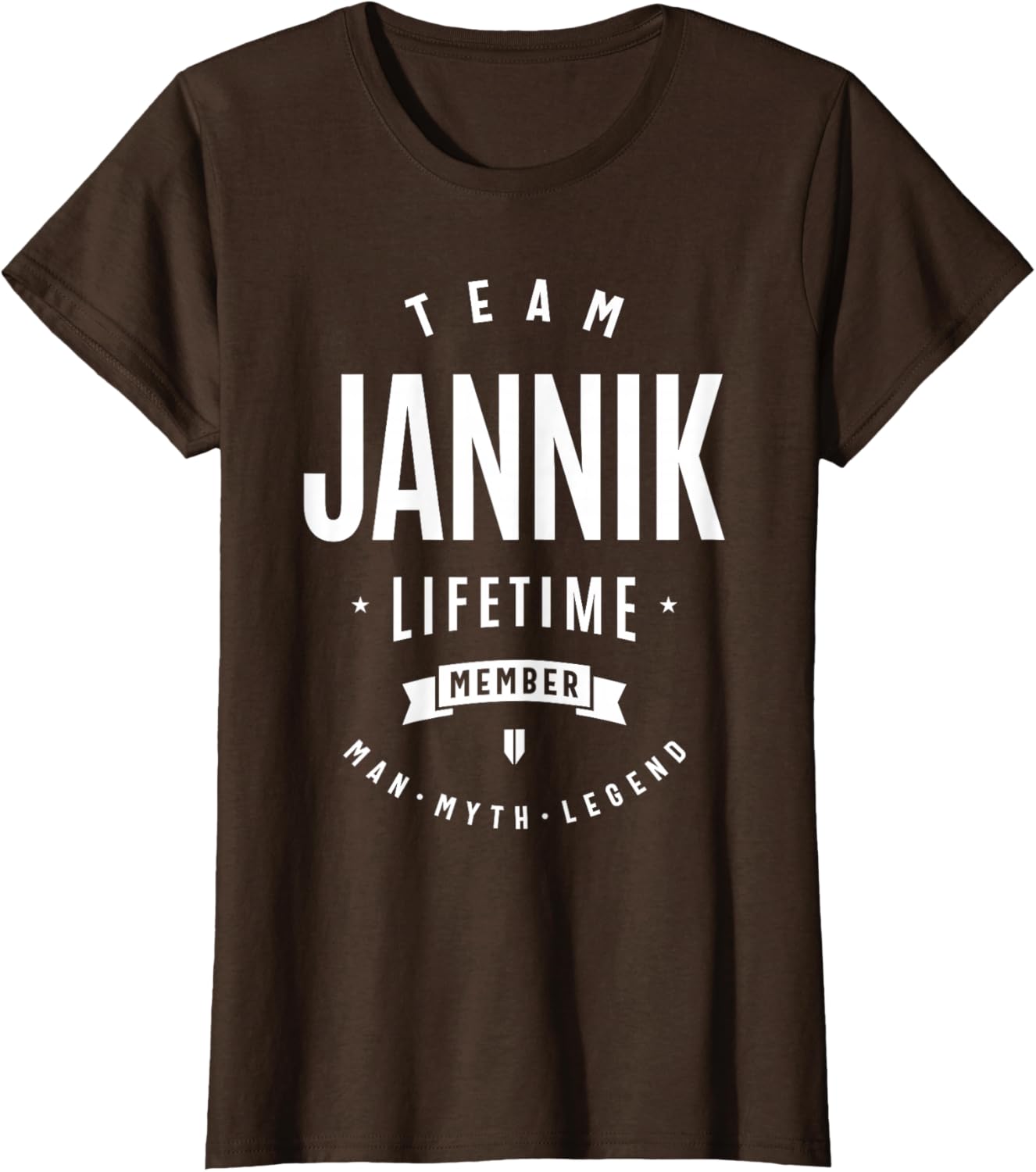 Team Jannik Lifetime Member Nome Divertente Jannik Maglietta