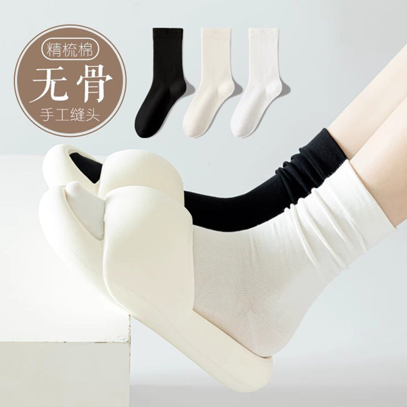 Calcetines de hombre a mitad de pantorrilla, calcetines de hombre a mitad de pantorrilla, calcetines de estudiante para todo el año de otoño/invierno a mitad de pantorrilla, calcetines informales que absorben el sudor, resistentes a los olores,