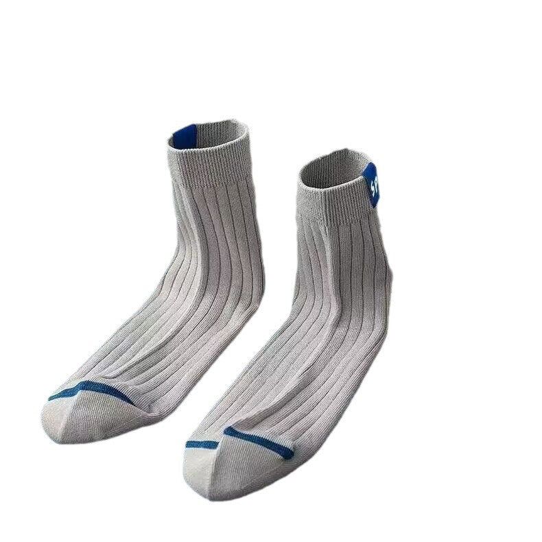 Calcetines de hombre a mitad de pantorrilla, calcetines de hombre a mitad de pantorrilla, calcetines de estudiante para todo el año de otoño/invierno a mitad de pantorrilla, calcetines informales que absorben el sudor, resistentes a los olores,