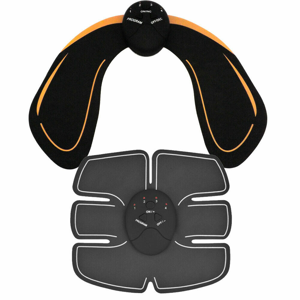 Kit Fitness Elettrostimolatore Per Glutei + Addominali Elettrostimolazione Sport