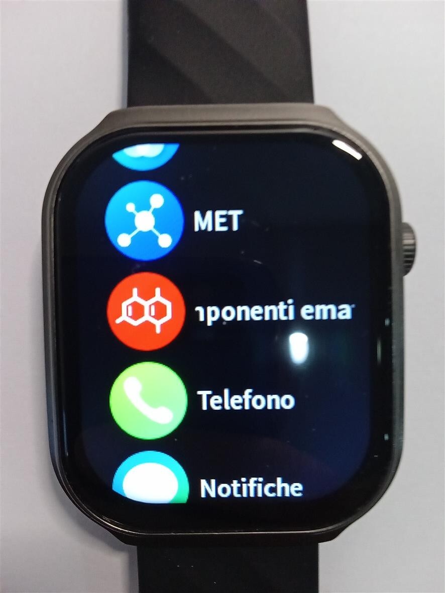 Smartwatch U53T Glucometro Fitness Sport Parametri Vitali Salute Glucosio