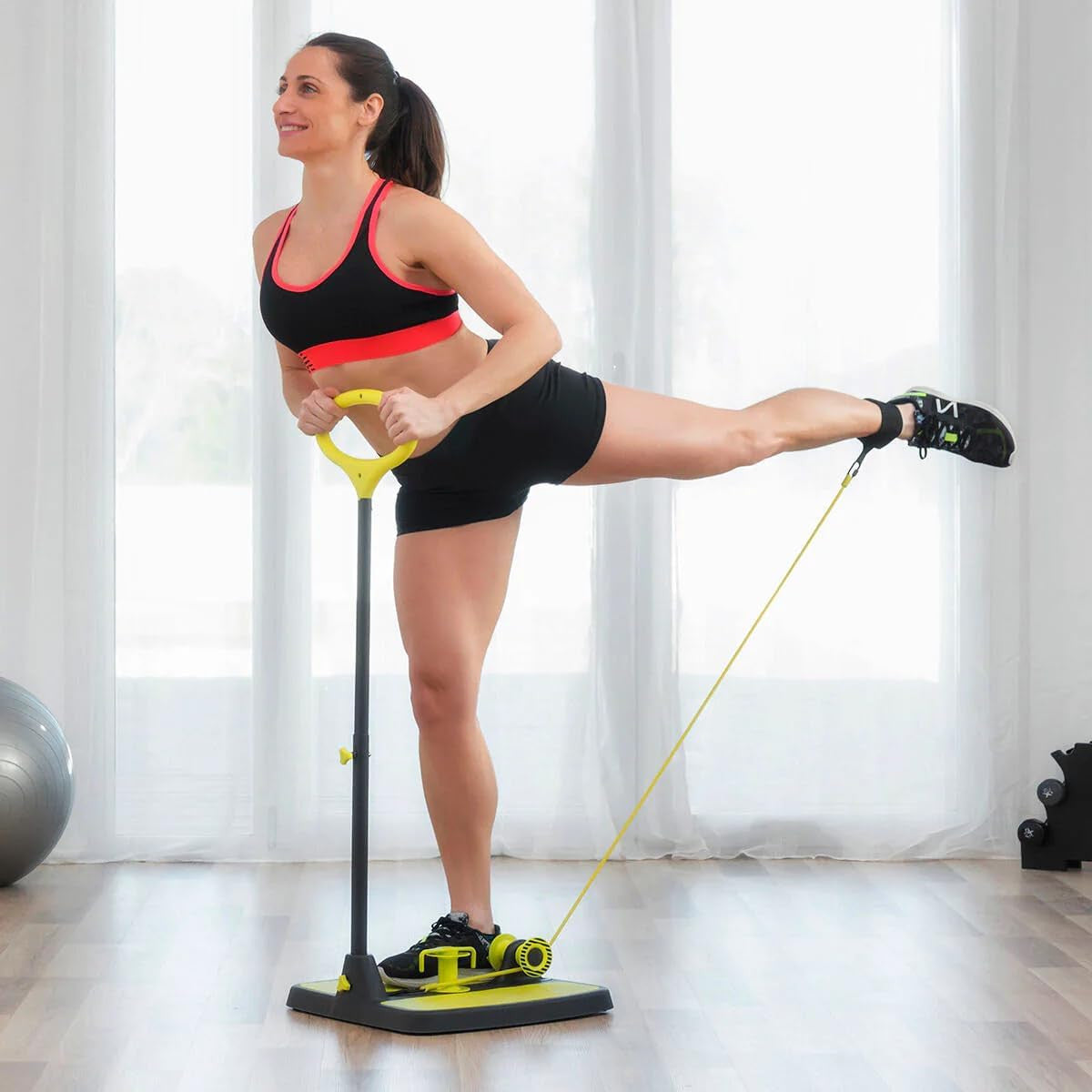 Piattaforma Fitness Multifunzione - Glutei E Gambe, Con Manuale Esercizi, Raffor