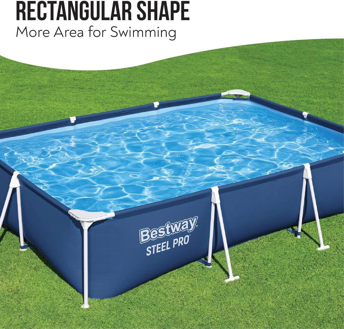Piscina bestway 56404 Fuori Terra Steel Pro Rettangolare da 300x201x66 cm