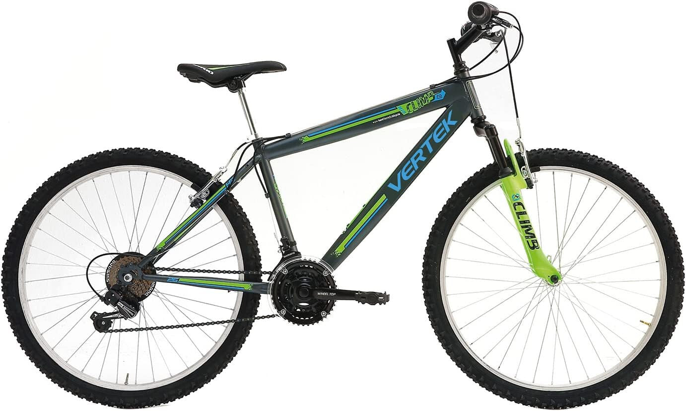 MANDELLI - Bicicletta 27.5" MTB CLIMB 18 VELOCITA' ANTRACITE/VERDE