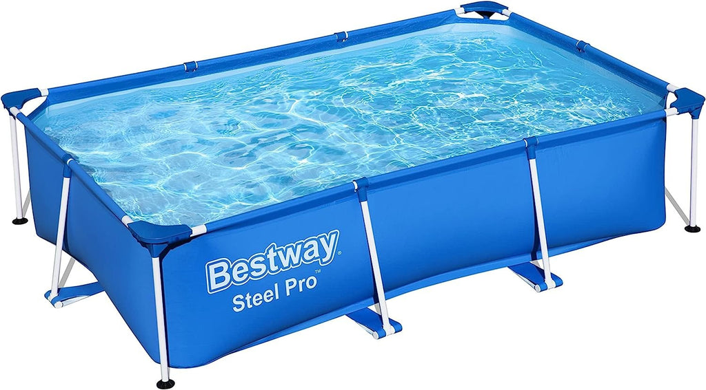 Bestway 56403 Piscina Fuori Terra Steel Pro Rettangolare da 259 x 170 x 61 cm