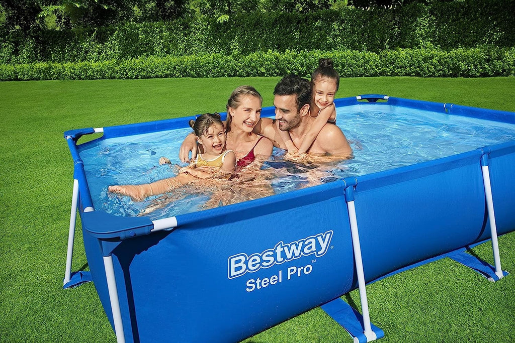 Bestway 56403 Piscina Fuori Terra Steel Pro Rettangolare da 259 x 170 x 61 cm