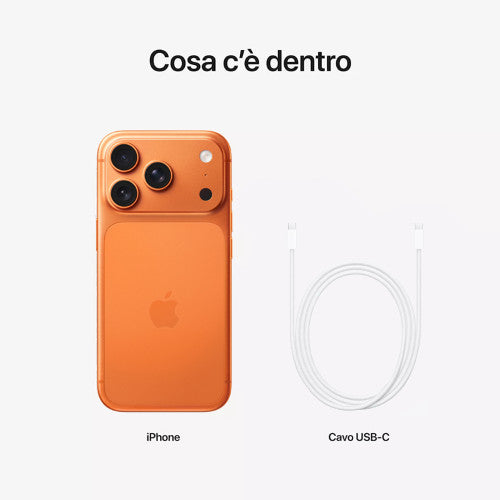 Apple iPhone 17 Pro Max 5G 256GB 6,9" Nuovo Smartphone Arancione Cosmico eSIM