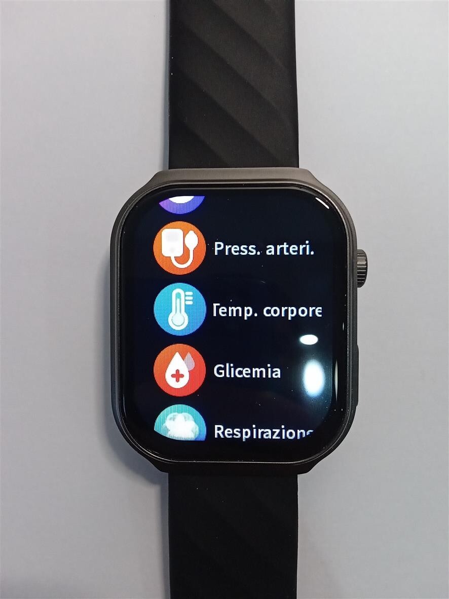 Smartwatch U53T Glucometro Fitness Sport Parametri Vitali Salute Glucosio