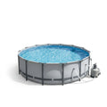 Piscina Fuoriterra Steel Pro MAX Set Giardino Acciaio 4.88m x 1.22m
