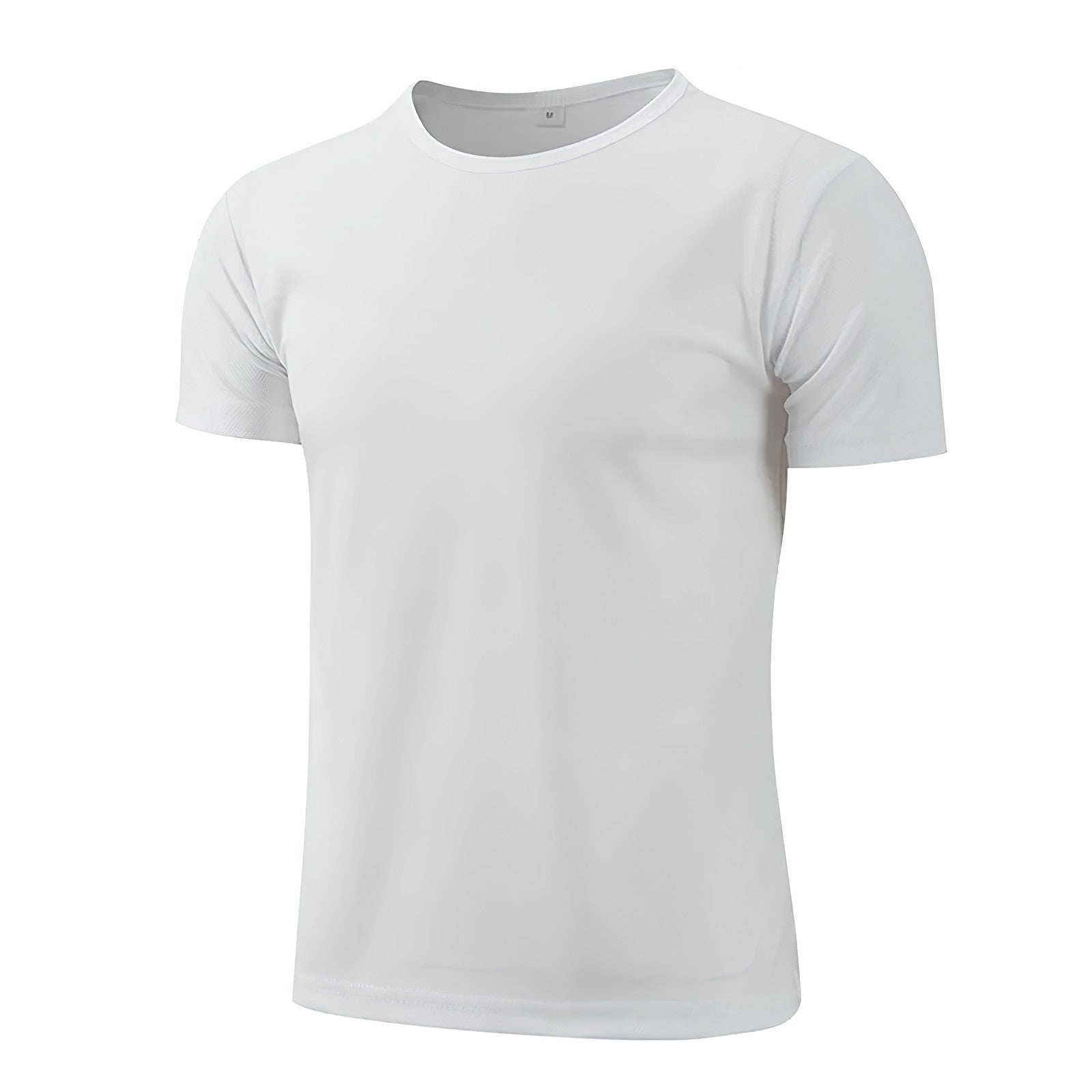 MAGLIETTA T-SHIRT UOMO MANICA CORTA POLIESTERE FITNESS RUNNING RUNNER SPORTIVA