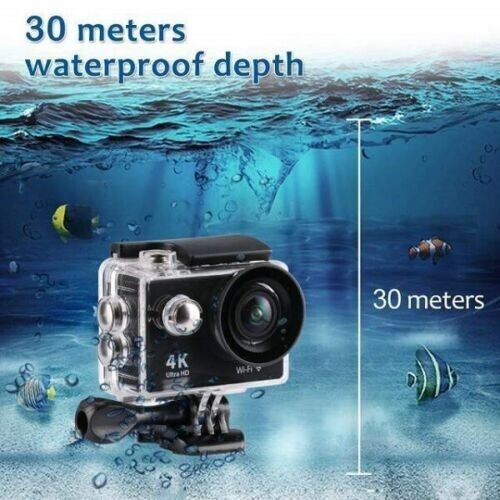 PRO CAM SPORT WIFI 4K 16 MP ULTRA HD ACTION CAMERA 4K VIDEOCAMERA SUBACQUEA