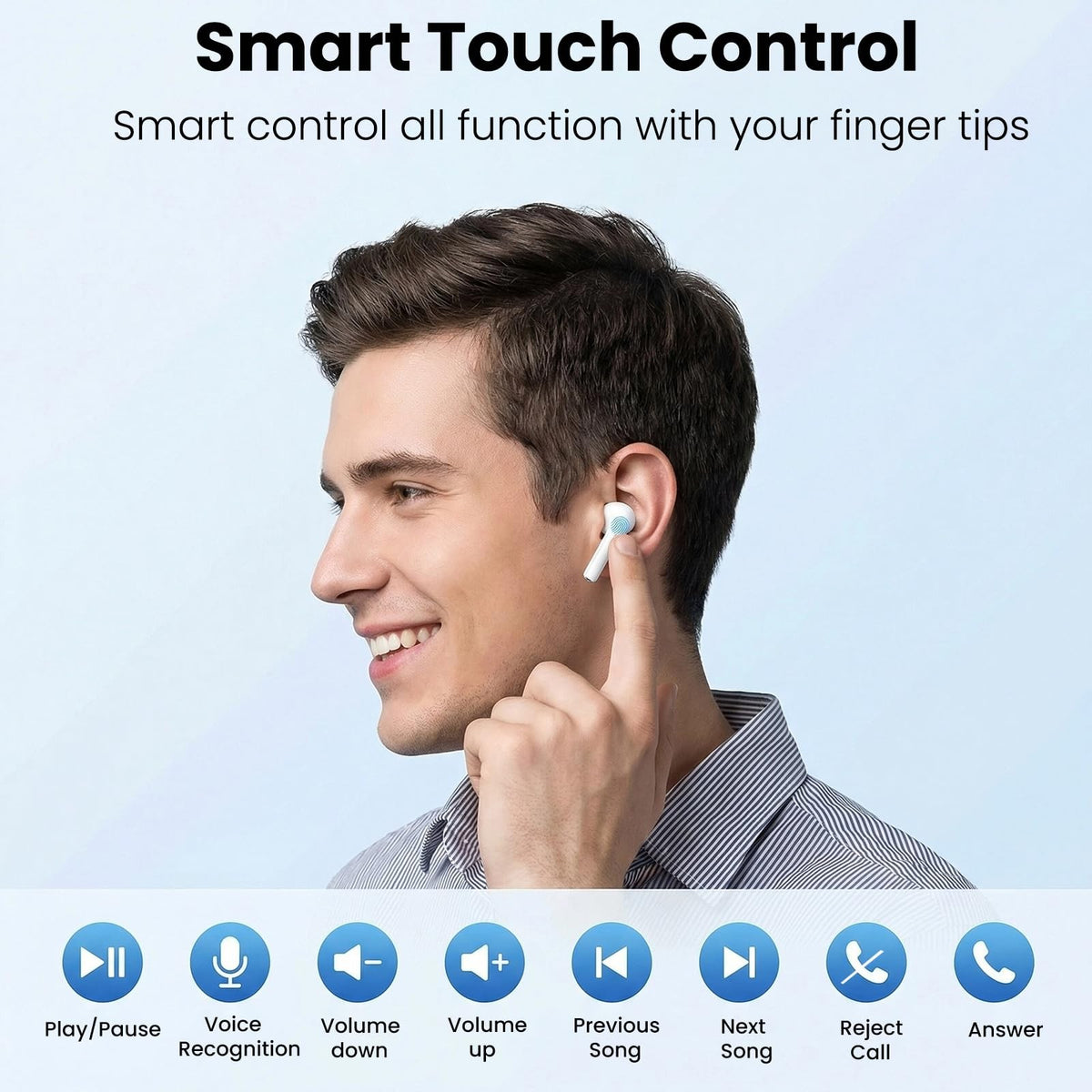 Cuffie Bluetooth 2026 Auricolari Bluetooth 5.4 58Ore HiFi Stereo Cuffie Wireless