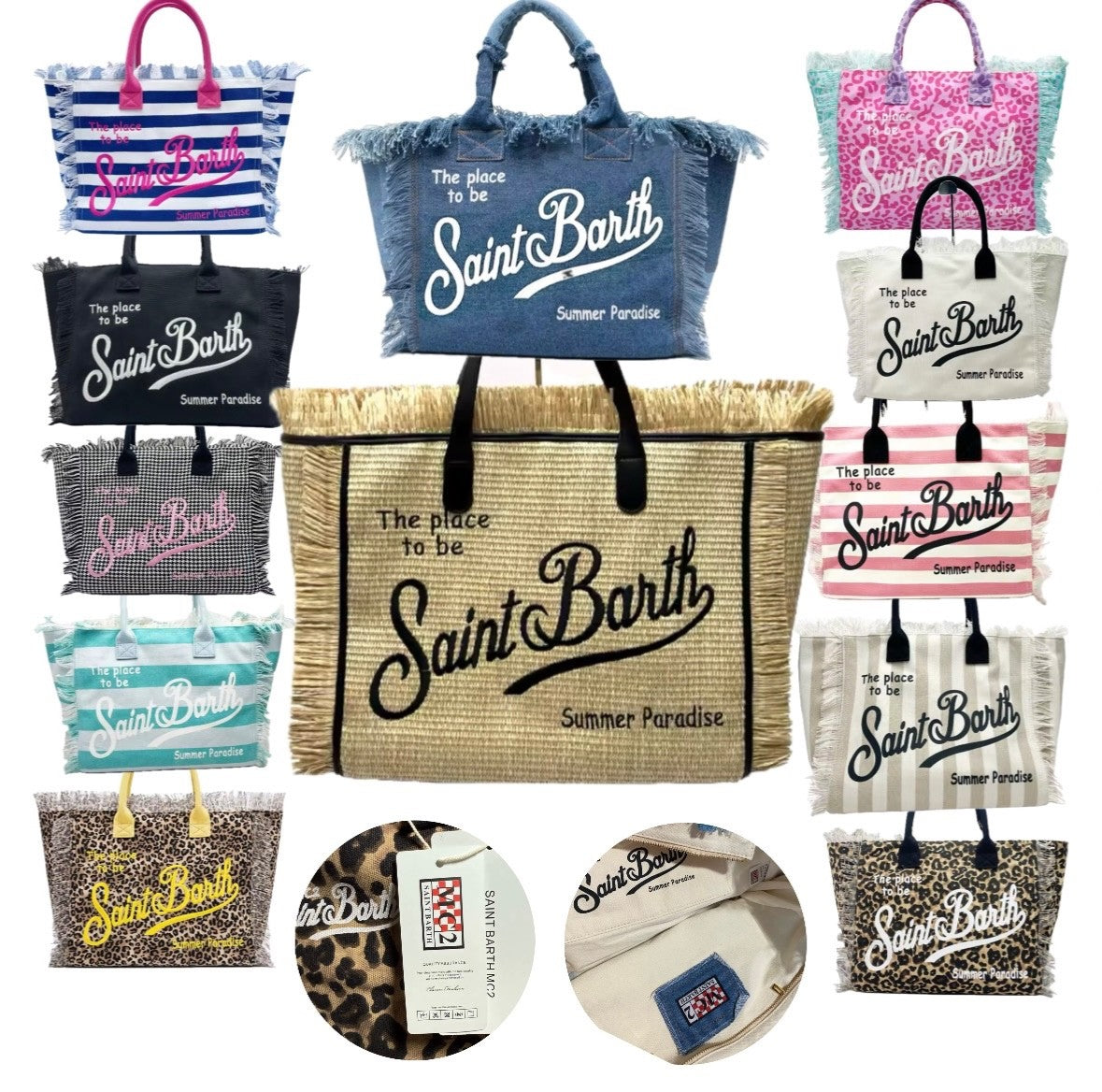 Borsa Saint Barth Mare Donna – Grande Capacità con Nappa  MC2 - VARI MODELLI