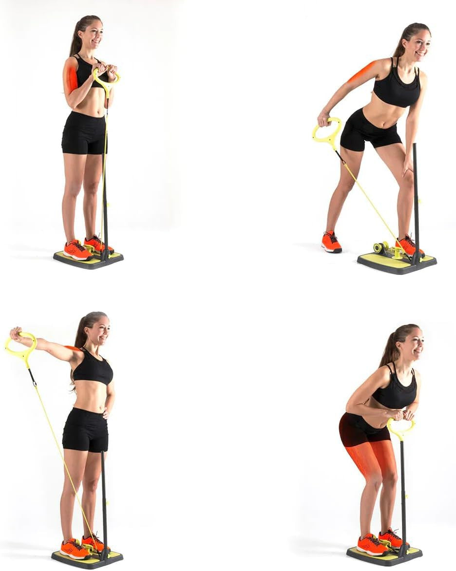 Piattaforma Fitness Multifunzione - Glutei E Gambe, Con Manuale Esercizi, Raffor