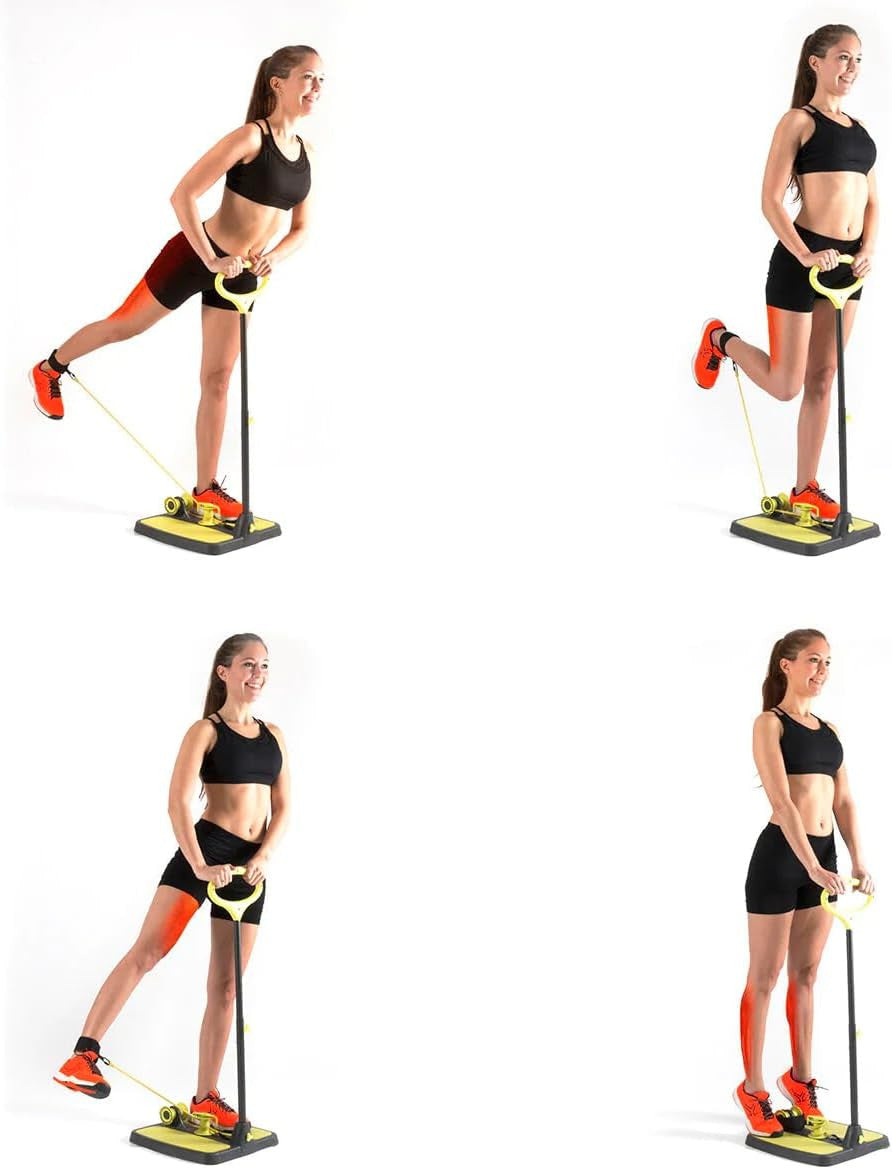 Piattaforma Fitness Multifunzione - Glutei E Gambe, Con Manuale Esercizi, Raffor