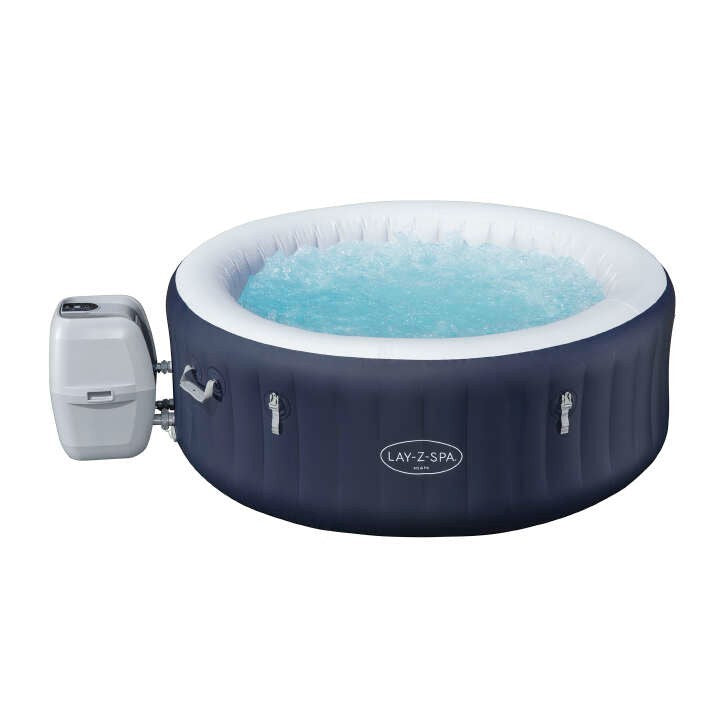 Bestway LAY-Z-SPA Miami AirJet Vasca Idromassaggio Ø 180cm, 4 Pers NUOVO Risparmio Energetico Piscina