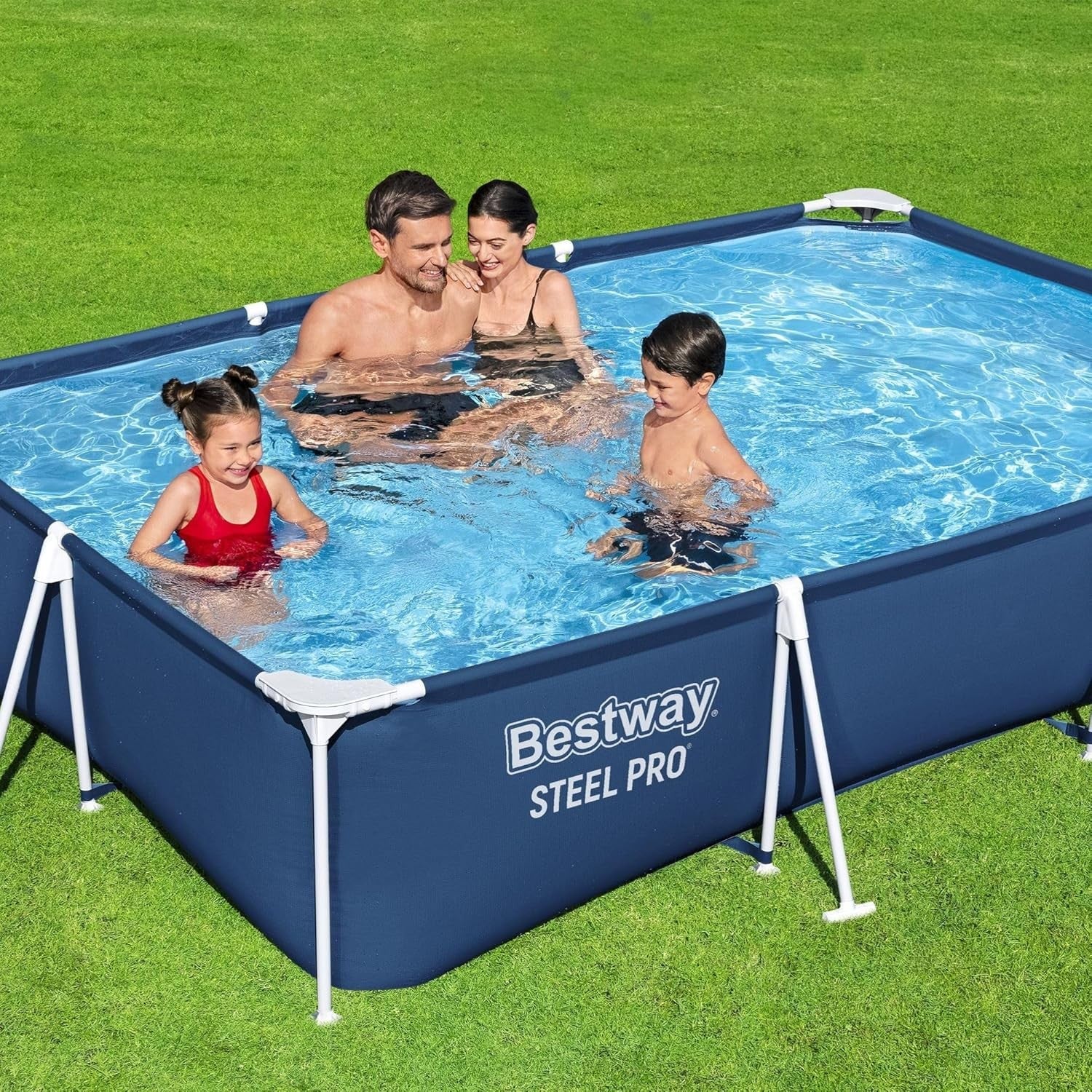Piscina bestway 56404 Fuori Terra Steel Pro Rettangolare da 300x201x66 cm