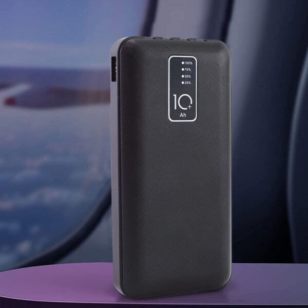 Power Bank 20000mAh Caricabatterie Portatile ad Alta Velocità con 4 Cavi USB