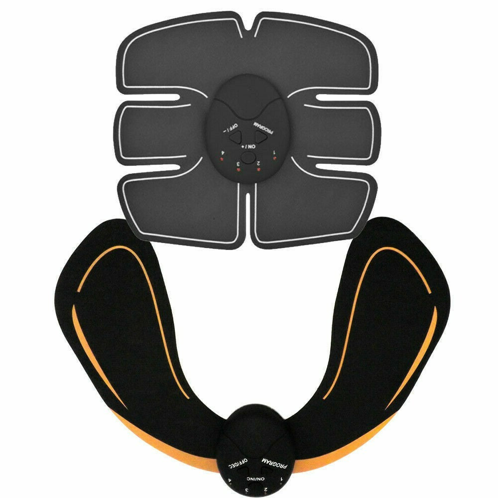 Kit Fitness Elettrostimolatore Per Glutei + Addominali Elettrostimolazione Sport