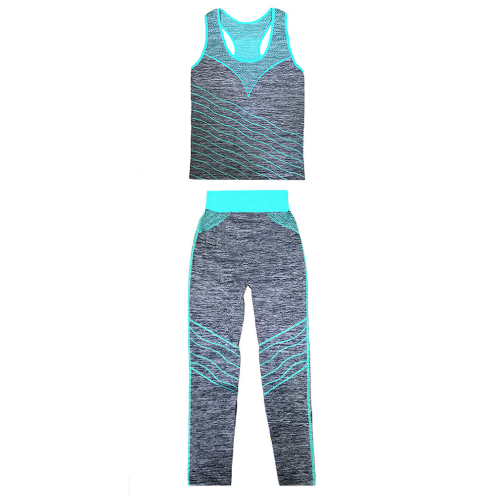 TUTA DA DONNA YOGA E SPORT ELASTICO TAGLIA UNICA CONFORTEVOLE FITNESS QINGLIYA
