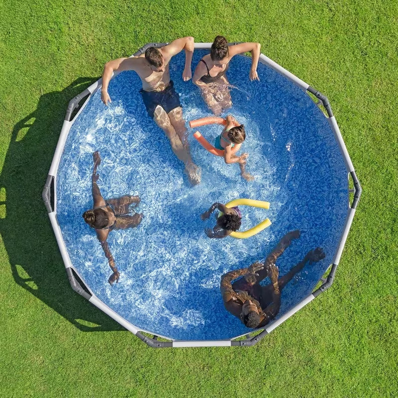 PISCINA BESTWAY 56406 Base Fuori Terra Steel PRO Max Da 305X76 Cm rotonda