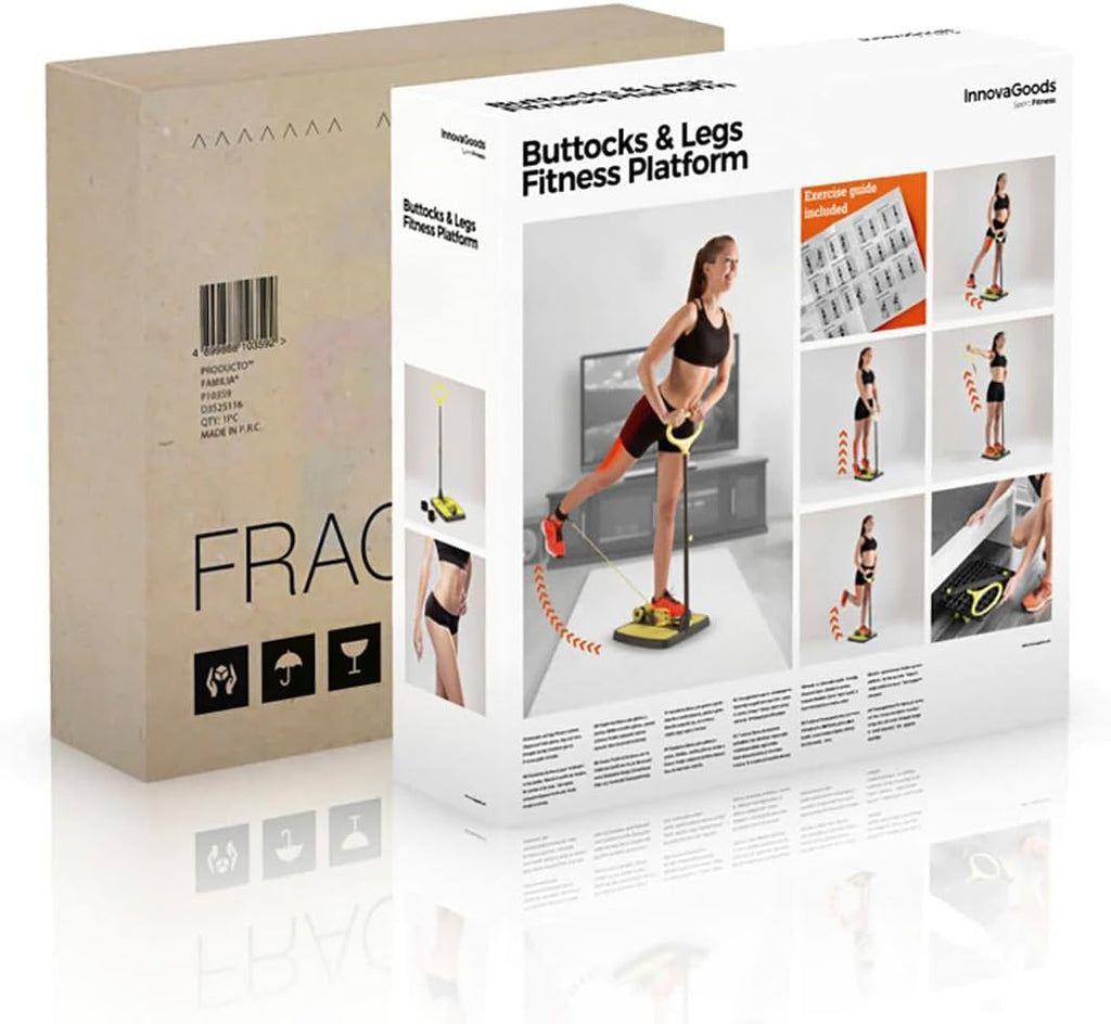 Piattaforma Fitness Multifunzione - Glutei E Gambe, Con Manuale Esercizi, Raffor