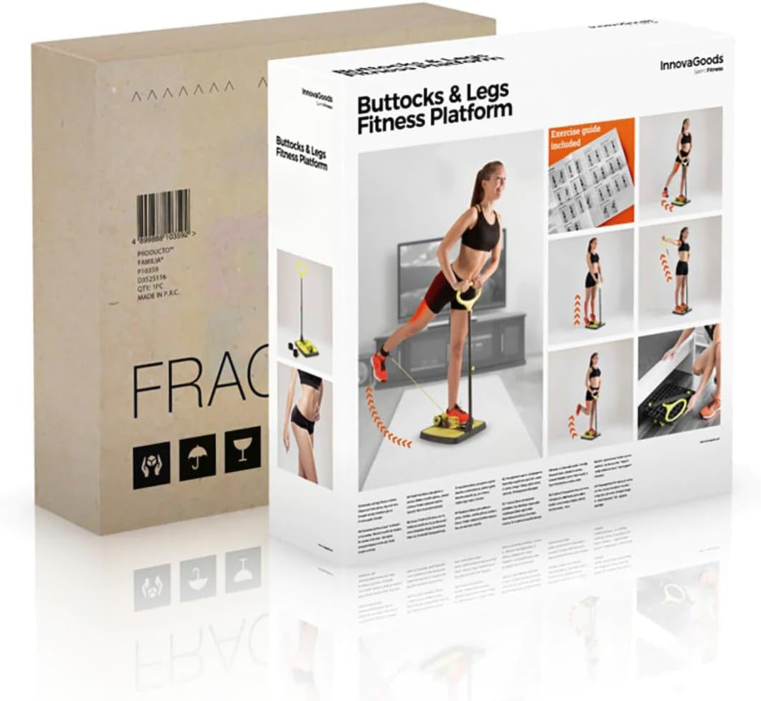 Piattaforma Fitness Multifunzione - Glutei E Gambe, Con Manuale Esercizi, Raffor