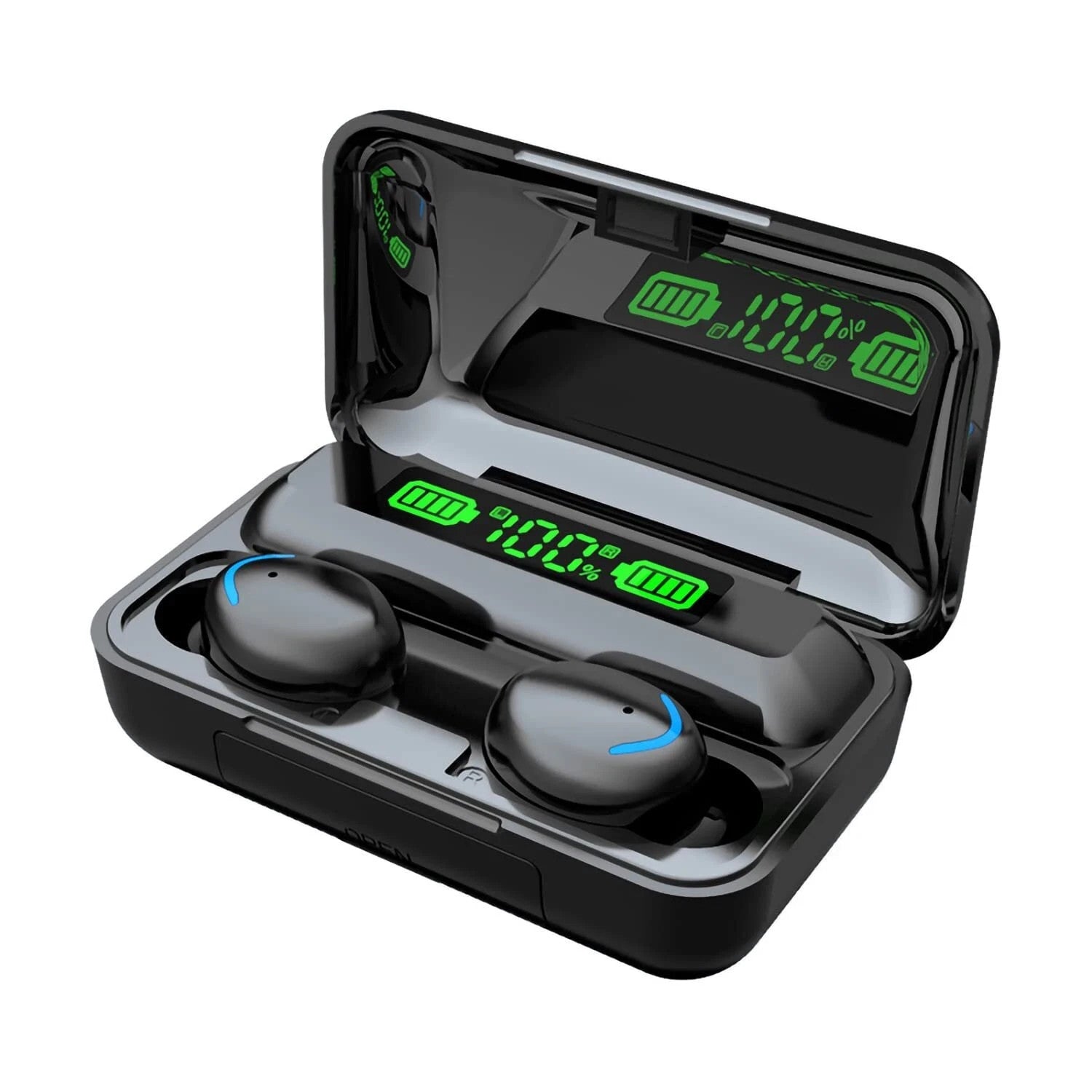 AURICOLARI BLUETOOTH 5.4 CUFFIE UNIVERSALI SENZA FILI WIRELESS SPORT POWERBANK
