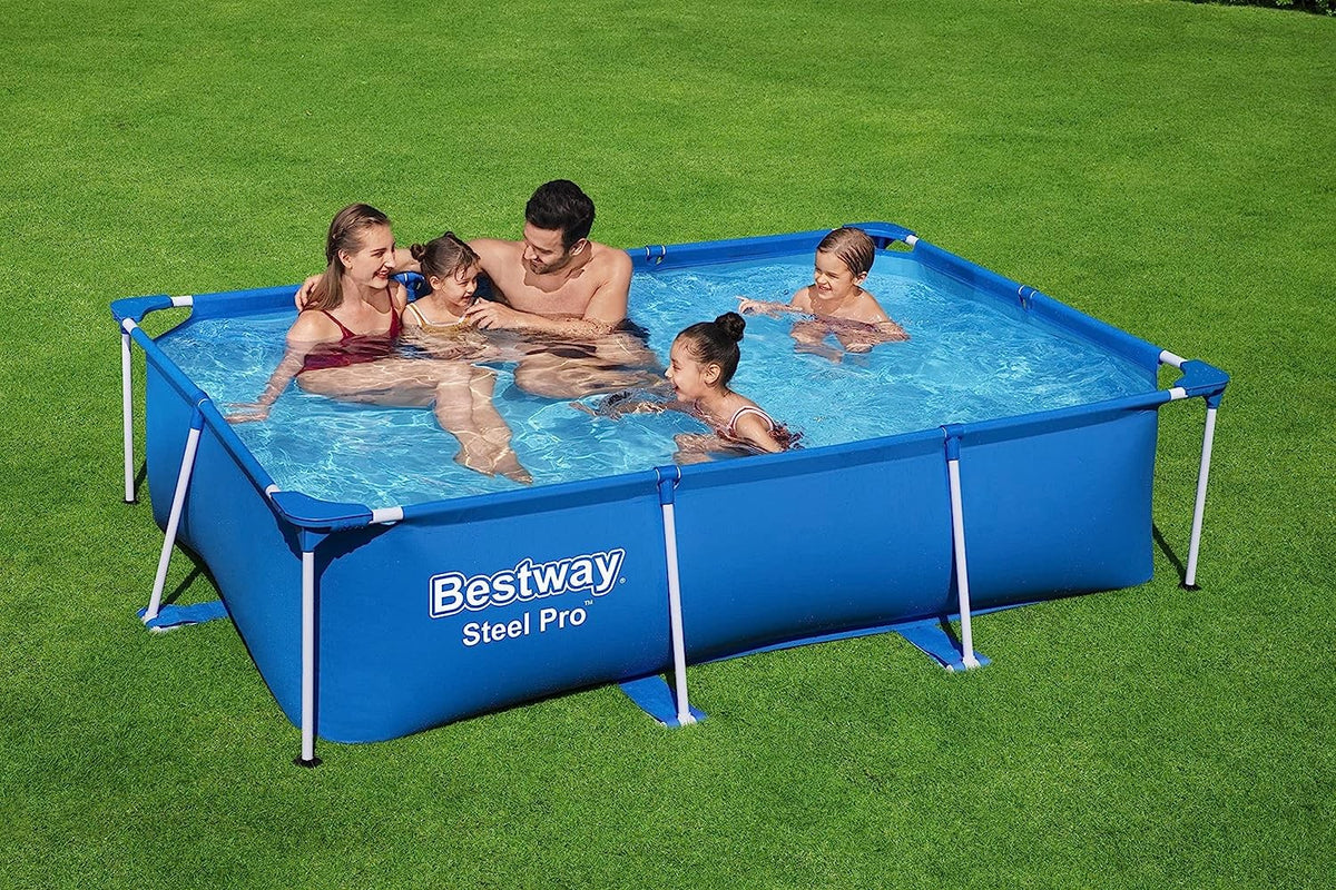 Bestway 56403 Piscina Fuori Terra Steel Pro Rettangolare da 259 x 170 x 61 cm