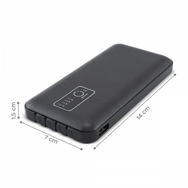 Power Bank 20000mAh Caricabatterie Portatile ad Alta Velocità con 4 Cavi USB